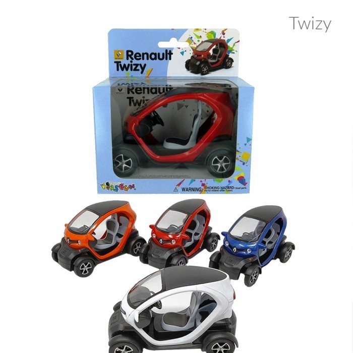 Модель легковая 5'' KT5111W RENAULT TWIZY метал.инерц.4цв.кор./96/