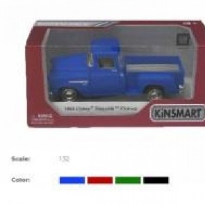 Модель джип 5'' KT5330WM Chevy Stepside Pick-up Matte метал.инерц.откр.дв.4цв.кор./96/